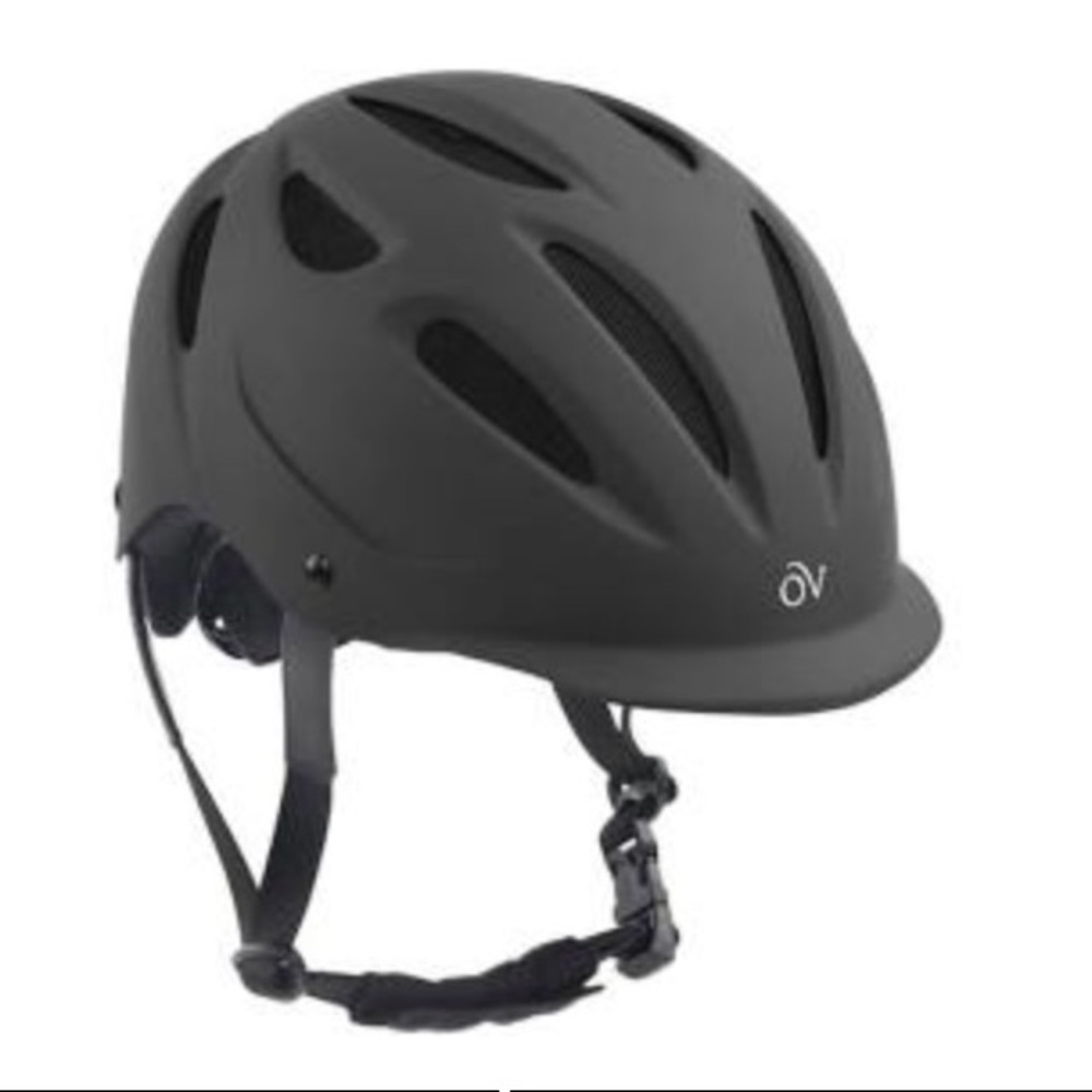 Ovation Protege Matte Black Riding Helmet Size S/M (6 3/4 - 7 1/8)